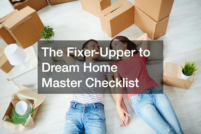 The Fixer-Upper to Dream Home Master Checklist