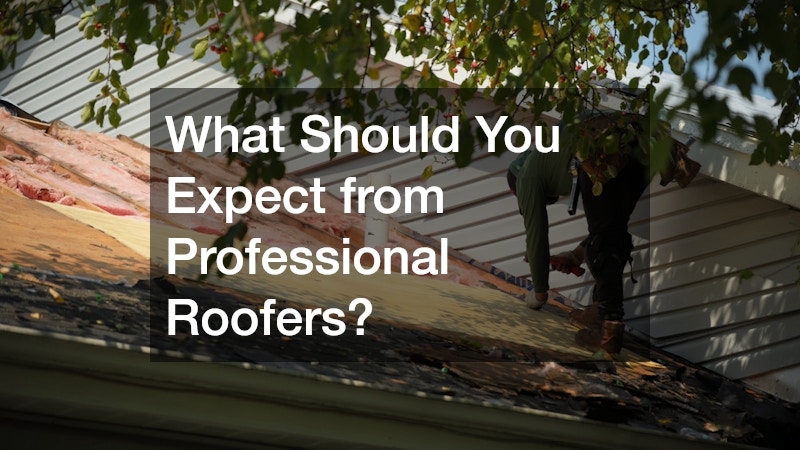 What Should You Expect from Professional Roofers?